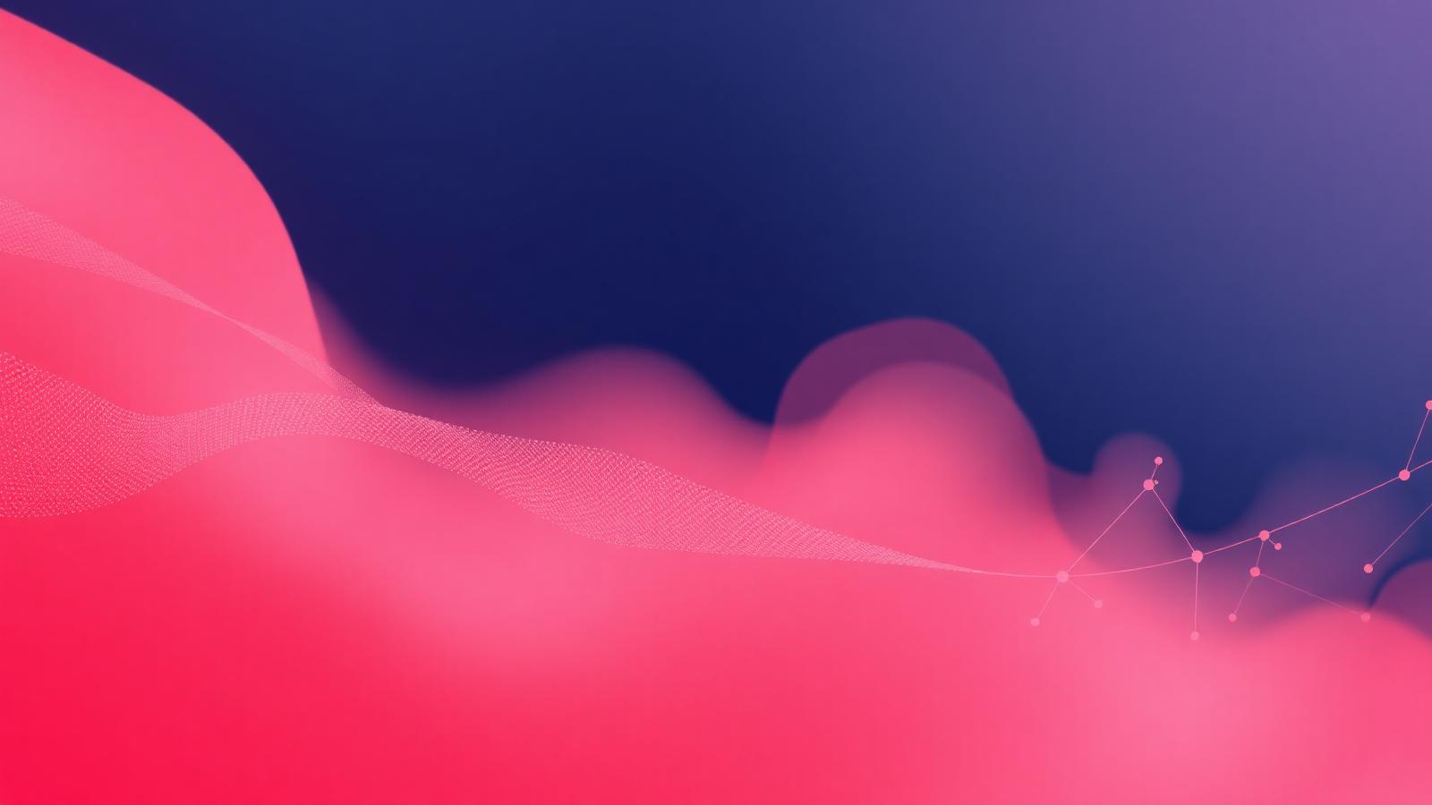 Abstract data signals and connection nodes – AI-powered B2B sales intelligence